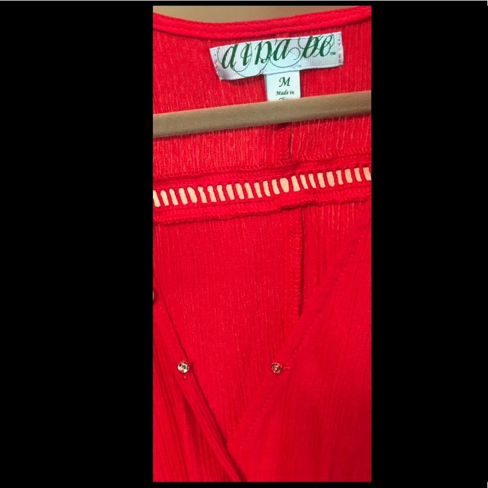 🔸Red Romper - Picture 2 of 5